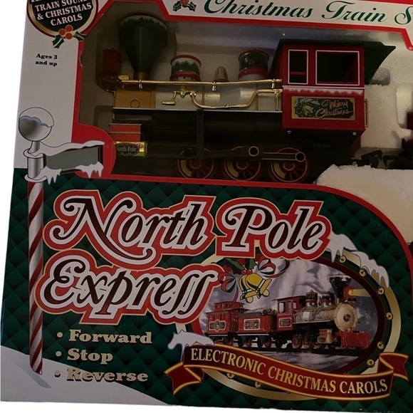 Eztec North Pole Express 1998 Battery Operated Train Set - Picture 5 of 8